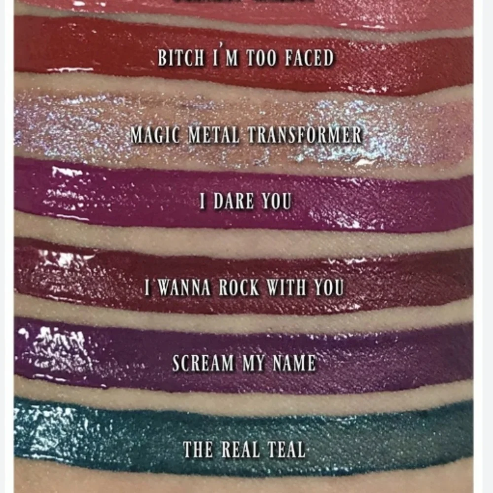 🌟HP🌟🧚‍♀️THE REAL TEAL Too Faced DISCONTINUED Melted Metallic Lip NWT